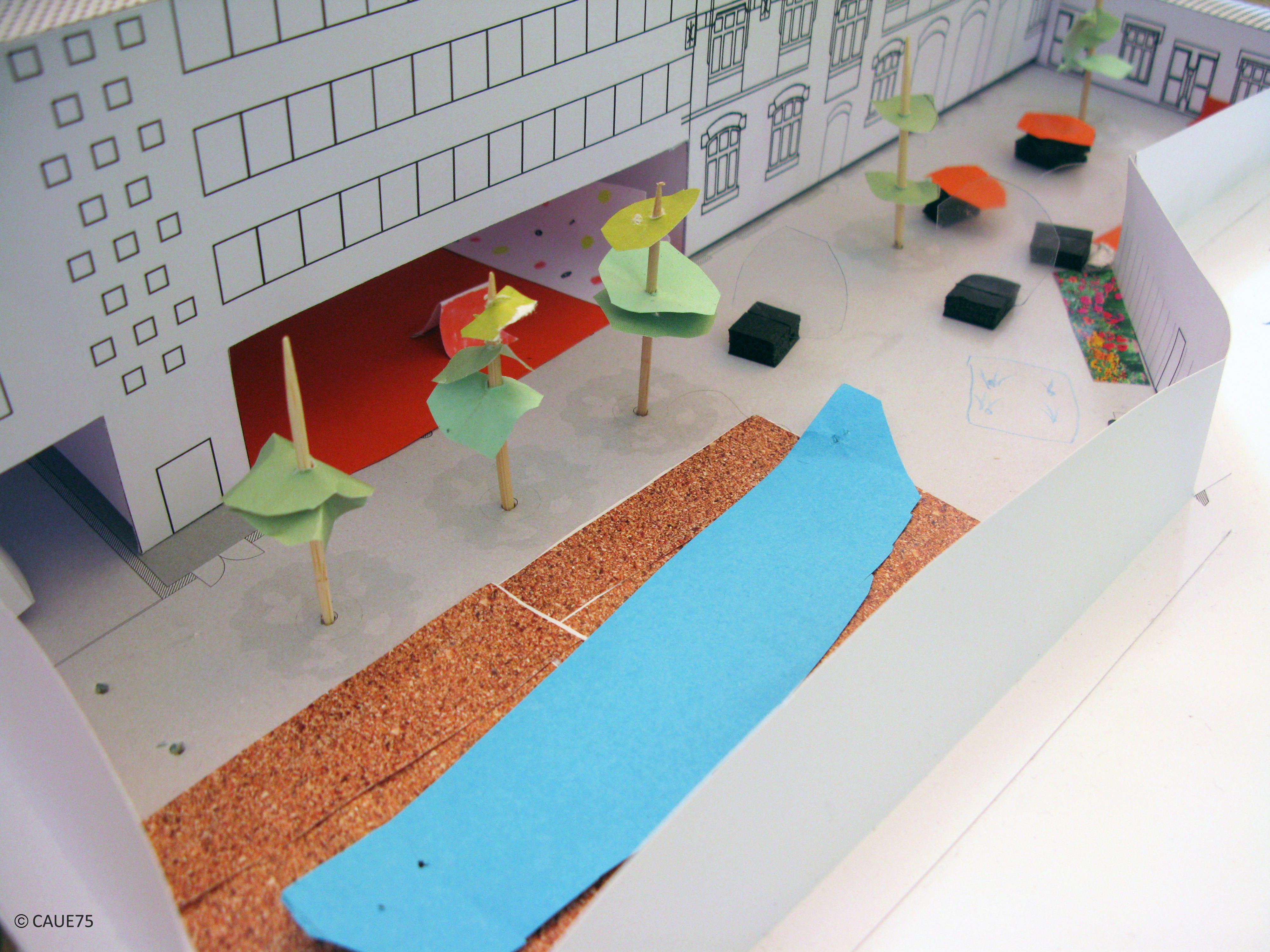 OASIS co-design workshops | Children's model | Photo credits: CAUE75