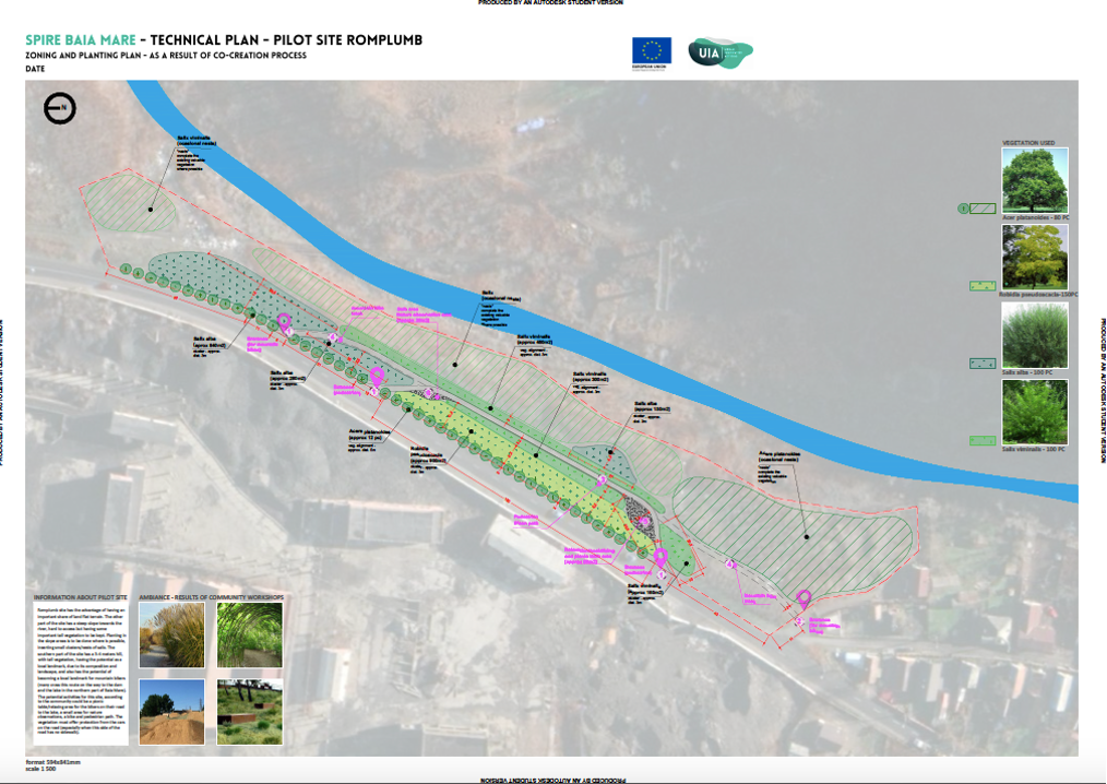 Fig. 9. Final technical design of one of the pilot sites – Romplumb -. Source: SPIRE- Technical Report D6.1.3 Final technical designs for pilot sites