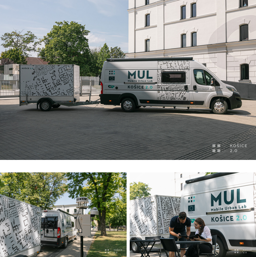 A Mobile Urban Lab collects real-time data from public spaces while igniting the participation of citizens to public dialogues