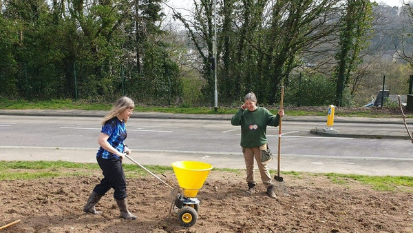 preparing soil