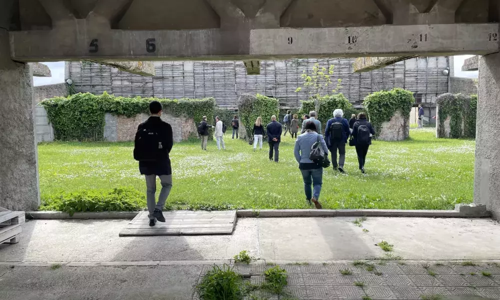 Site visit in Ravenna&#039;s Darsena area. Photo by Levente Polyak 