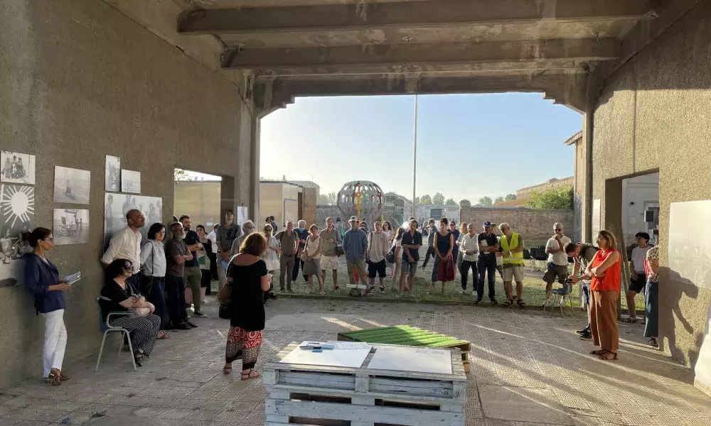 Event to present the tactics of the Darsena. Photo: Levente Polyak Event to present the tactics of the Darsena. Photo: Levente Polyak