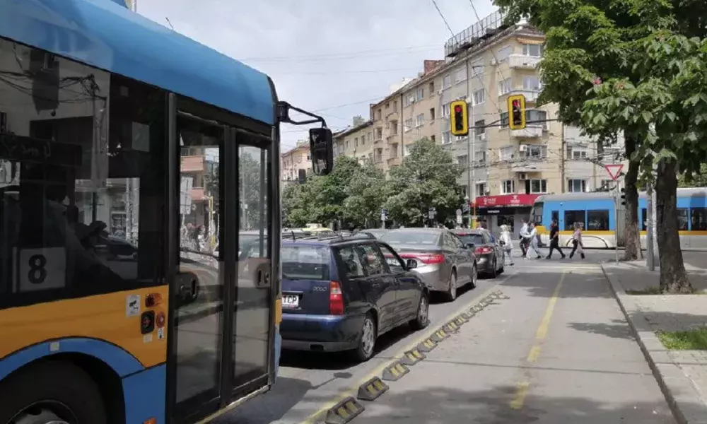 Sofia is a car city - at the cost of public transport. Sofia is a car city - at the cost of public transport.