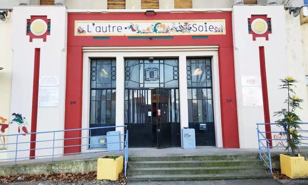 Entrance to the historic building, Jeanne d’Arc Residence