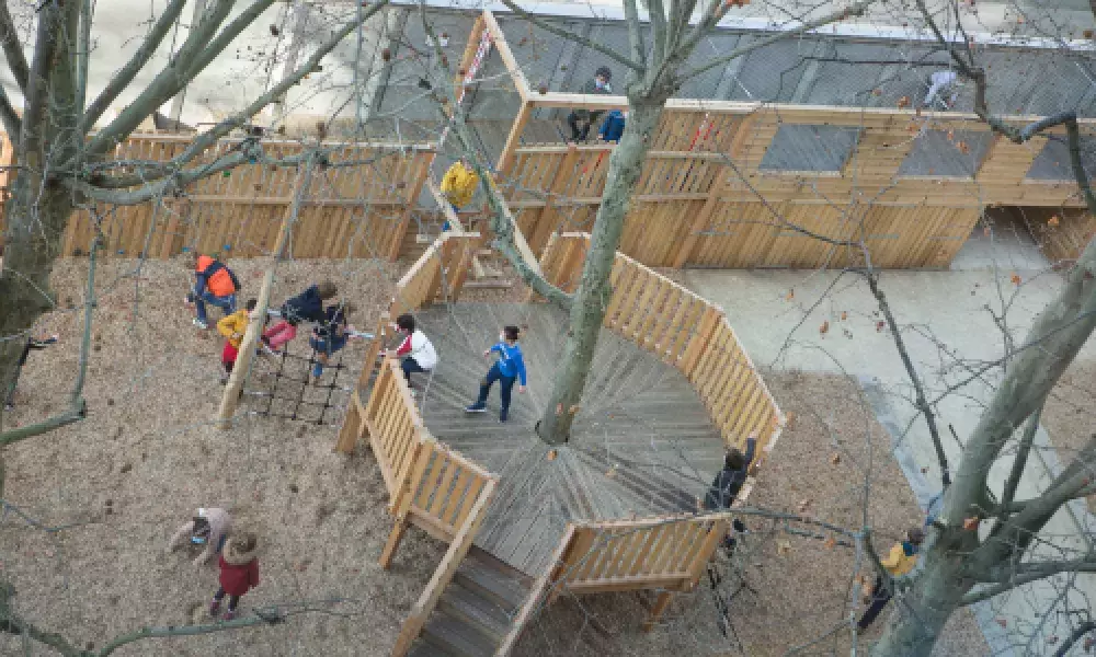 OASIS Schoolyards - @Fédération de Paris - Ligue de l&#039;enseignement, Marion Pouliquen