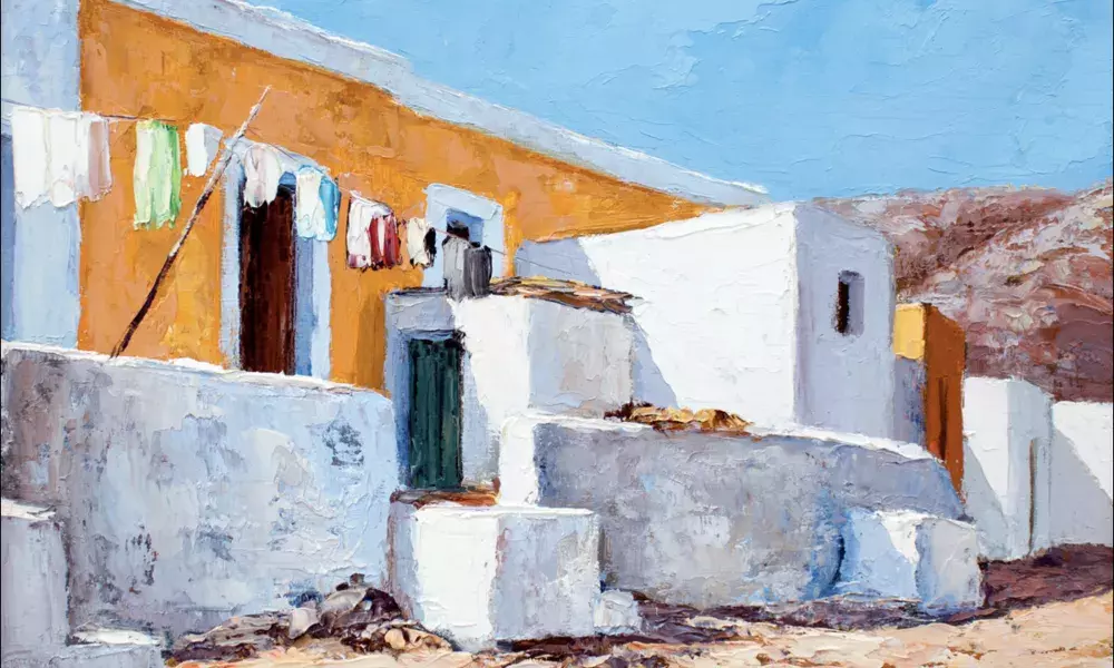 painting about La Chanca-Pescaderia 