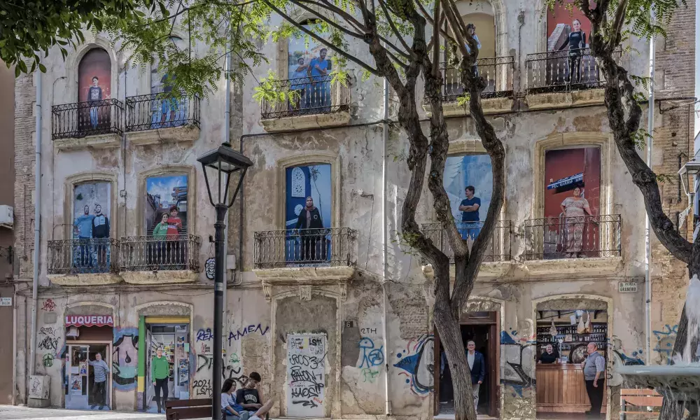 Urban photography exhibition done by civic curators Almeria a la mirada - exhibition