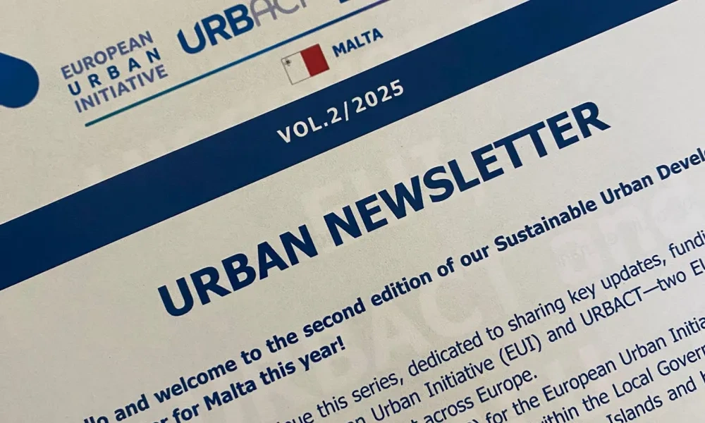Urban NEWSLETTER VOL 2 2025.jpg We’re excited to launch the first edition of Malta’s Sustainable Urban Development newsletter, featuring the latest updates, events, and opportunities from the European Urban Initiative (EUI) and URBACT.