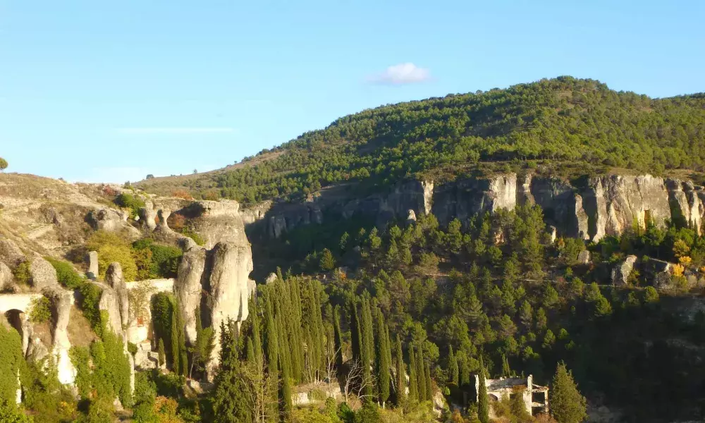 Cliffs nearby the city of Cuenca