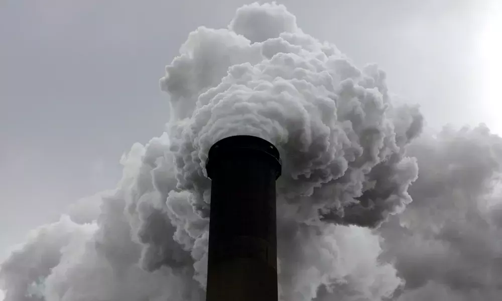 Smoking chimney