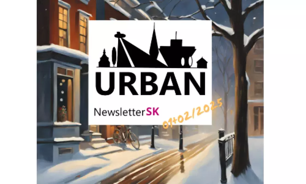 snow in the city cartoon and header URBAN NEWSLETTER