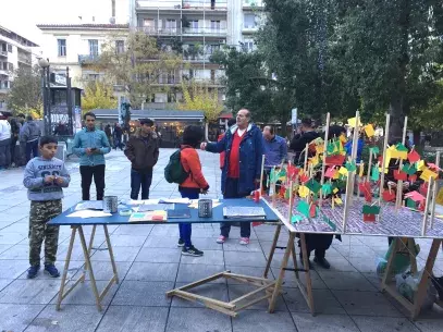 Neighbourhood mapping event. Picture by Levente Polyak Neighbourhood mapping event
