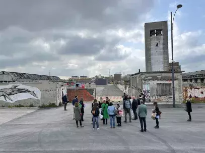 Industrial site in the Darsena. Photo by Levente Polyak 