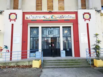 Entrance to the historic building, Jeanne d’Arc Residence