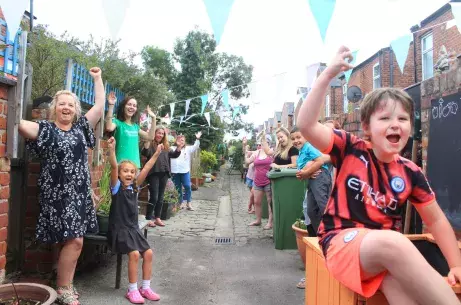 Ginnel garden. winning the competition