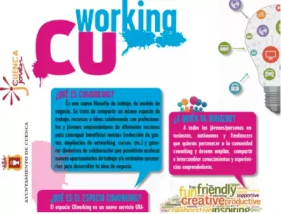 Co-working leaflet by the Municipality of Cuenca - Cuenca joven