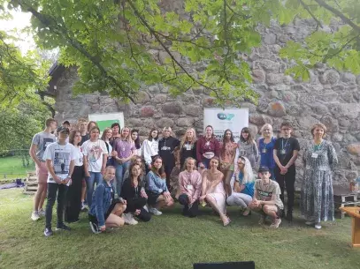 Young participants taking part in career education