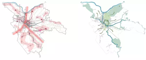 maps from general urban plan