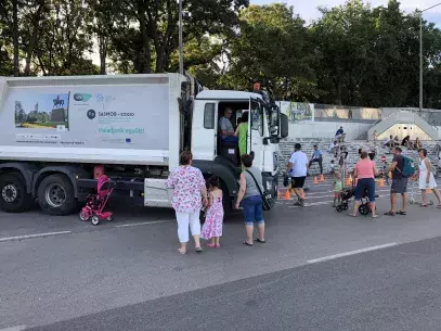 Summer SASMob festival on the river bank in Szeged, 2020