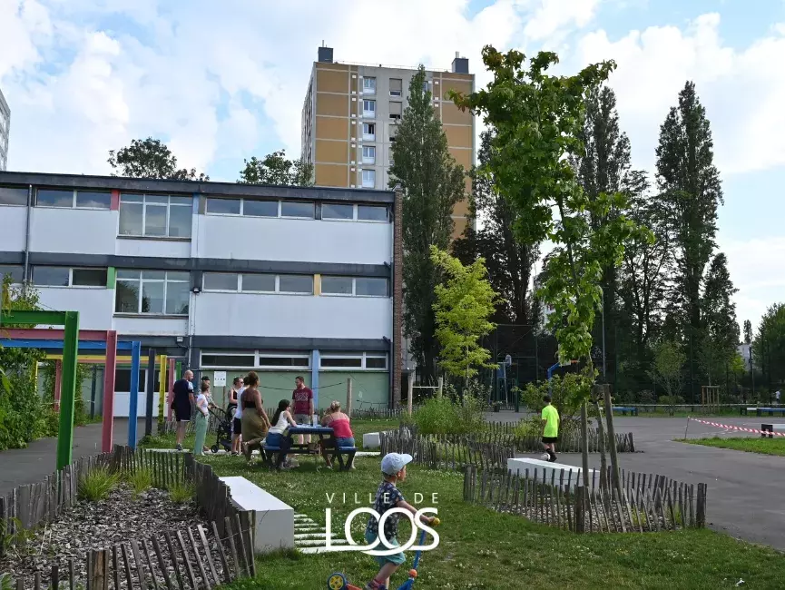 School Sand-Daudet, in Loos, open for the general public on 20/07/2024 © Ville de Loos