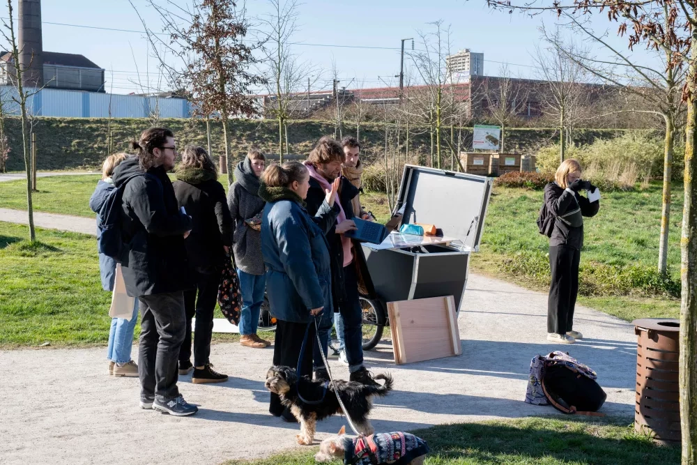 Exploratory walk organised by Nicolas Tourte (c) Groupe A