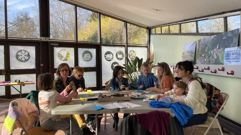 Workshop at the greenhouse of Jardin des Plantes by Julien Kieffer (c) Groupe A