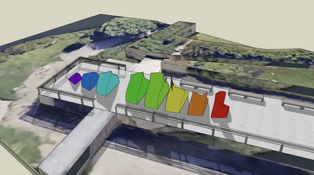Design of Cétafleuve at Pointe Carolus, Bois-Blanc, Lille © Baptiste César