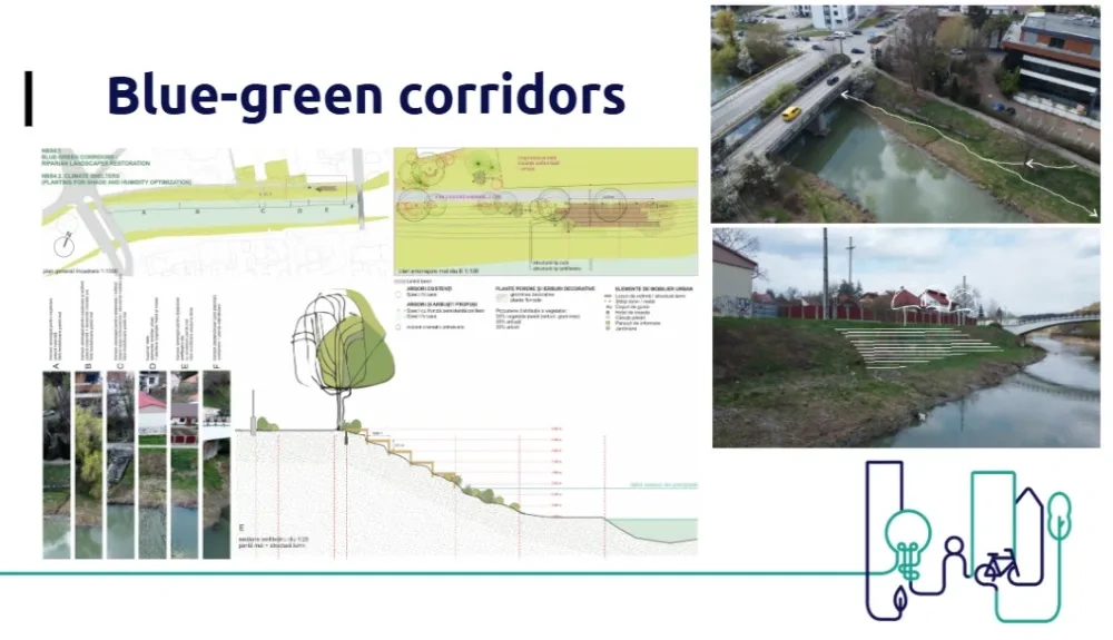 Plans for the rehabilitation of the banks of River Bistrița