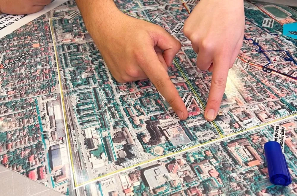 Seeking for potential locations for hydroponic towers at the 1st Urban Explorer event of B-CONNECT