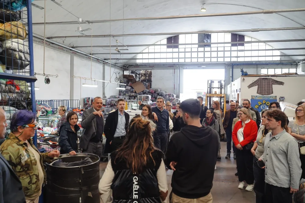 Visit to Comistra textile factory - Credits: Valeria Raniolo