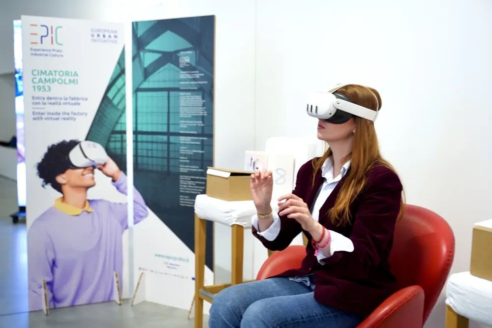 Virtual reality experience at former Campolmi Factory - Credits: Flod