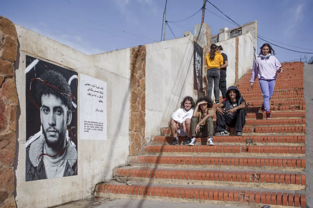 Urban street art in La Chanca Pescaderia