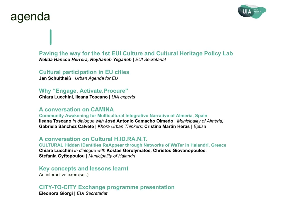 Agenda event